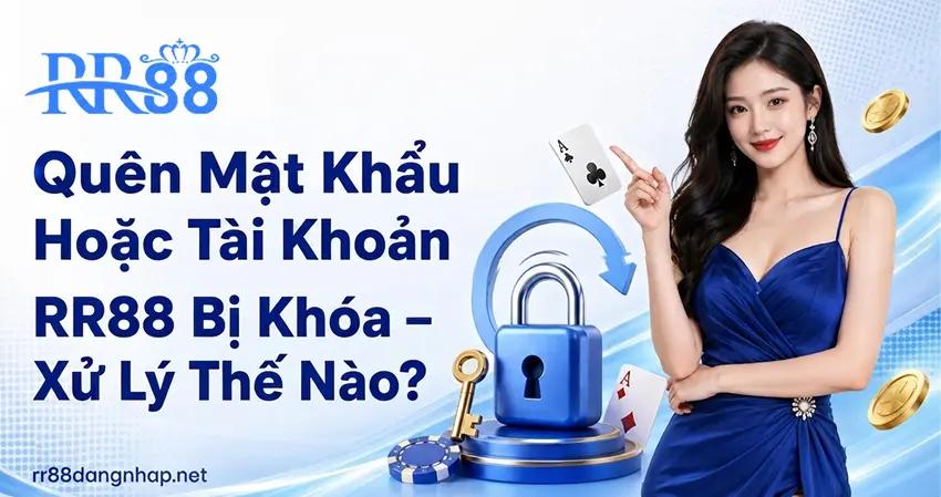 Quên Mật Khẩu Hoặc Tài Khoản RR88 Bị Khóa – Xử Lý Thế Nào?