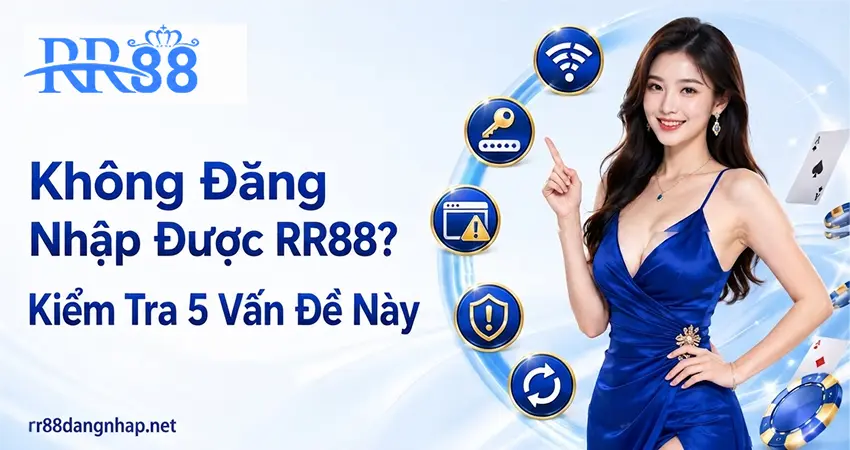 Không Đăng Nhập Được RR88? Kiểm Tra 5 Vấn Đề Này